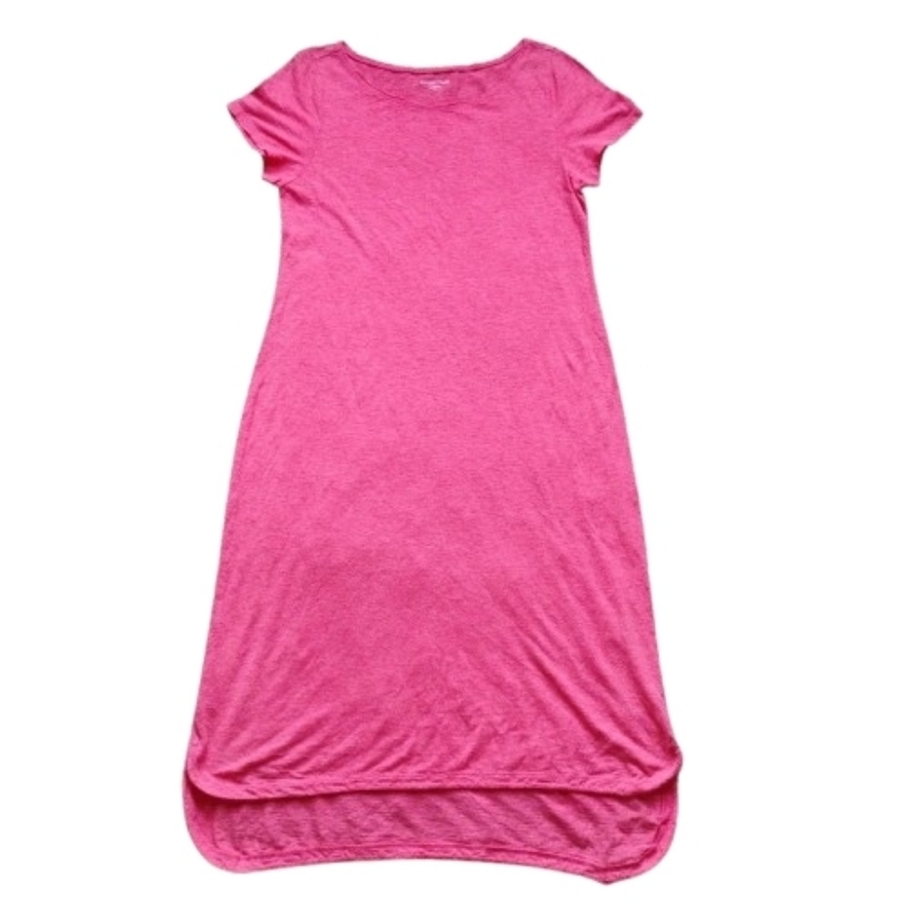 NEW Eileen Fisher peach maxi dress, size S, Hemp And Organic Cotton cap Sleeves